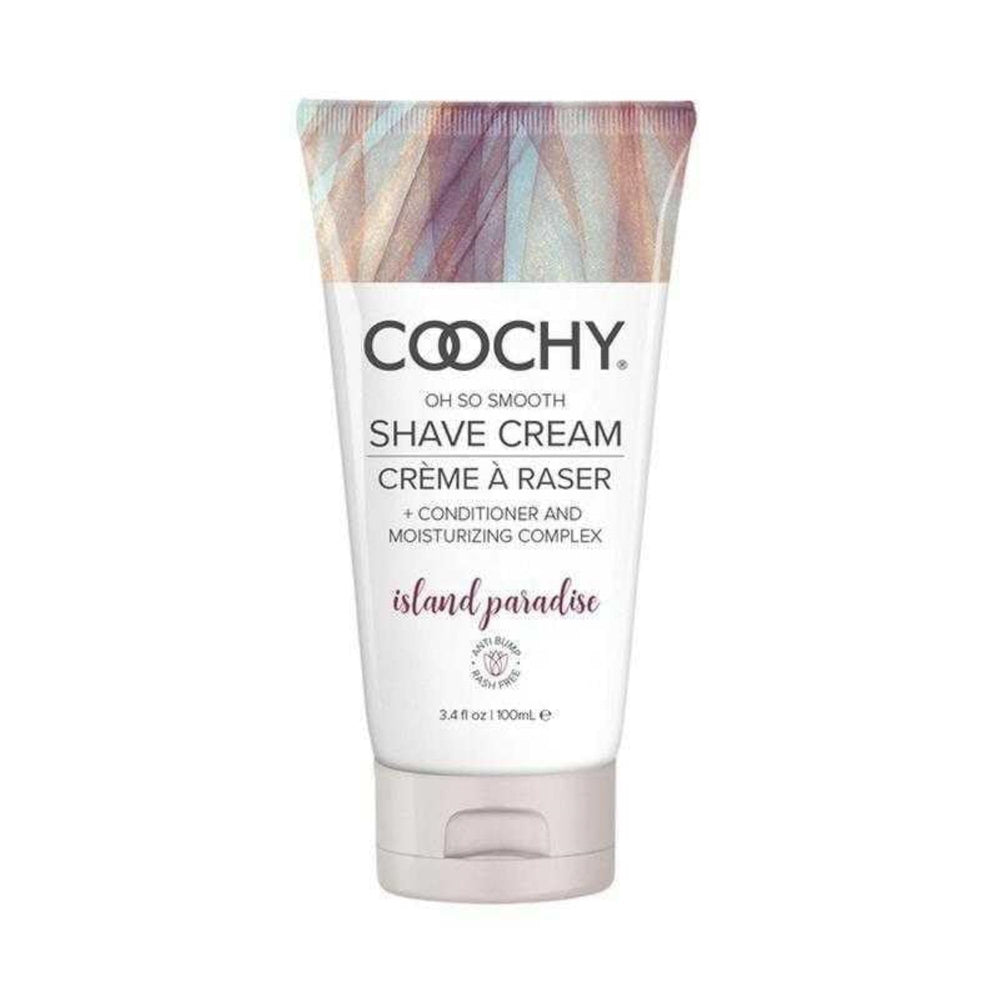 Coochy Crema de Afeitar en botella para un afeitado suave y cómodo.