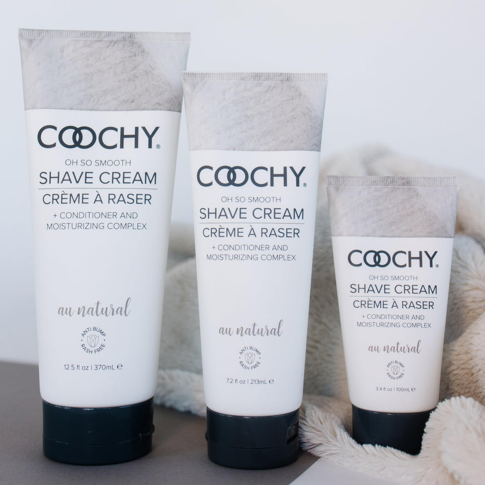 Coochy crema de afeitar hidratante para piernas, deslizamiento cómodo.