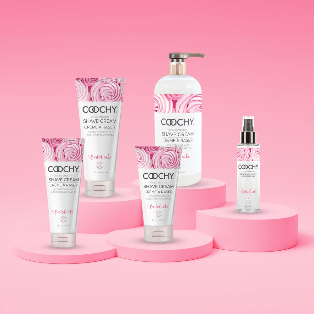 Coochy Shave Cream Frosted Cake aroma dulce que acompaña el afeitado.