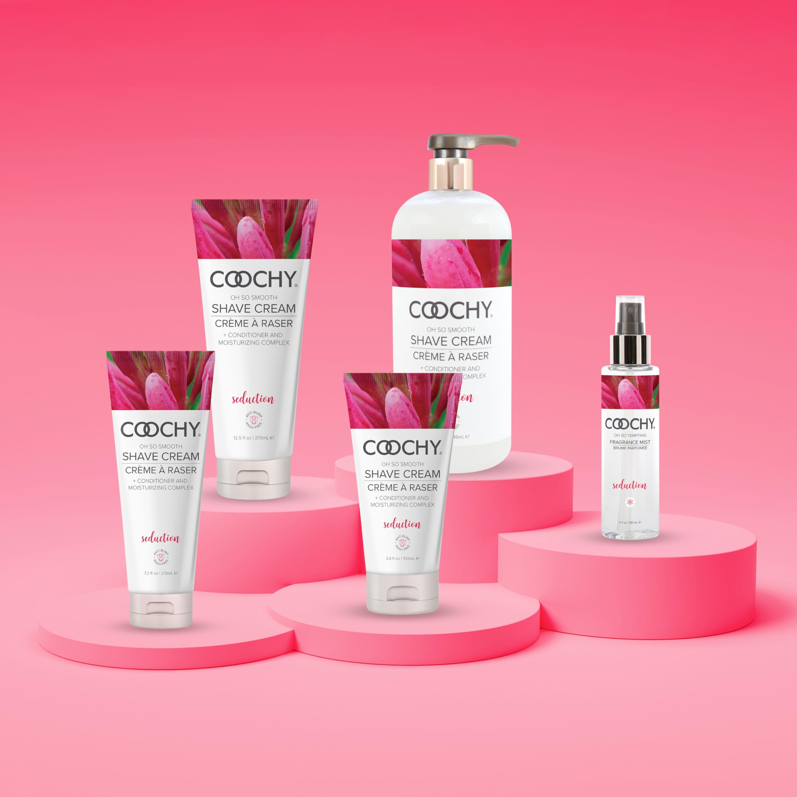 Coochy Shave Cream dermatologist-tested label signals skin-friendly formula