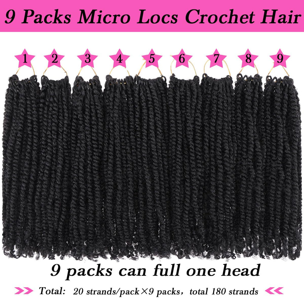 COOKOO mini Senegalese twist crochet hair lightweight and durable.