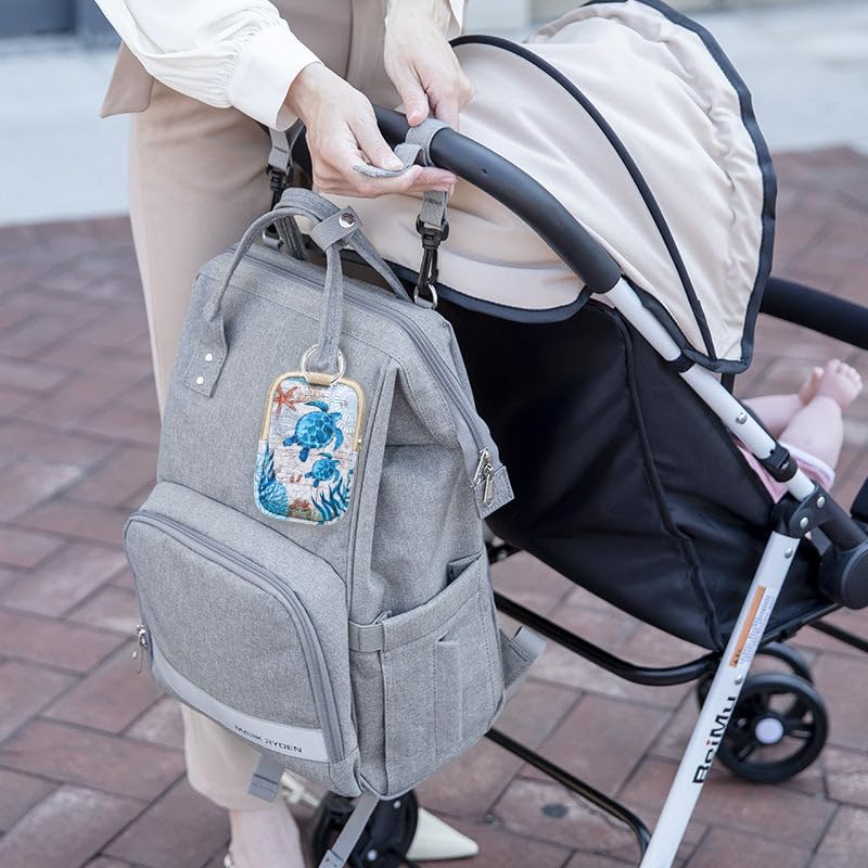 COOKOOKY 2-pack sanitizer case back view highlighting compact storage for on-the-go hygiene