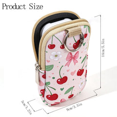 COOKOOKY mini pouch clip close-up for easy attachment to bags and quick sanitizing