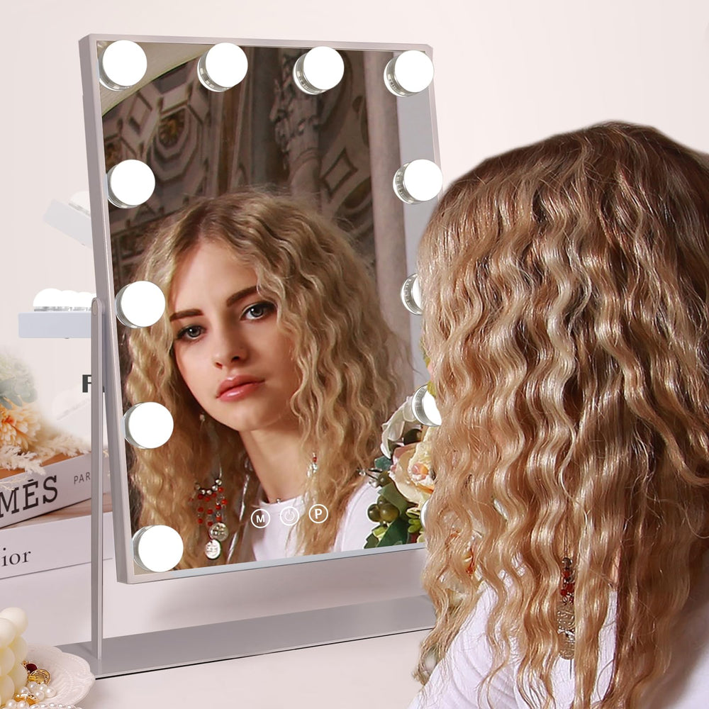 COOLJEEN detachable stand makeup mirror for easy setup