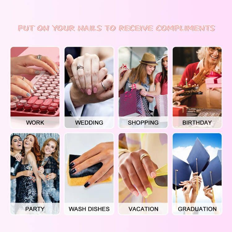 Coolnail nails ideal for weddings, proms, dates and festive events
