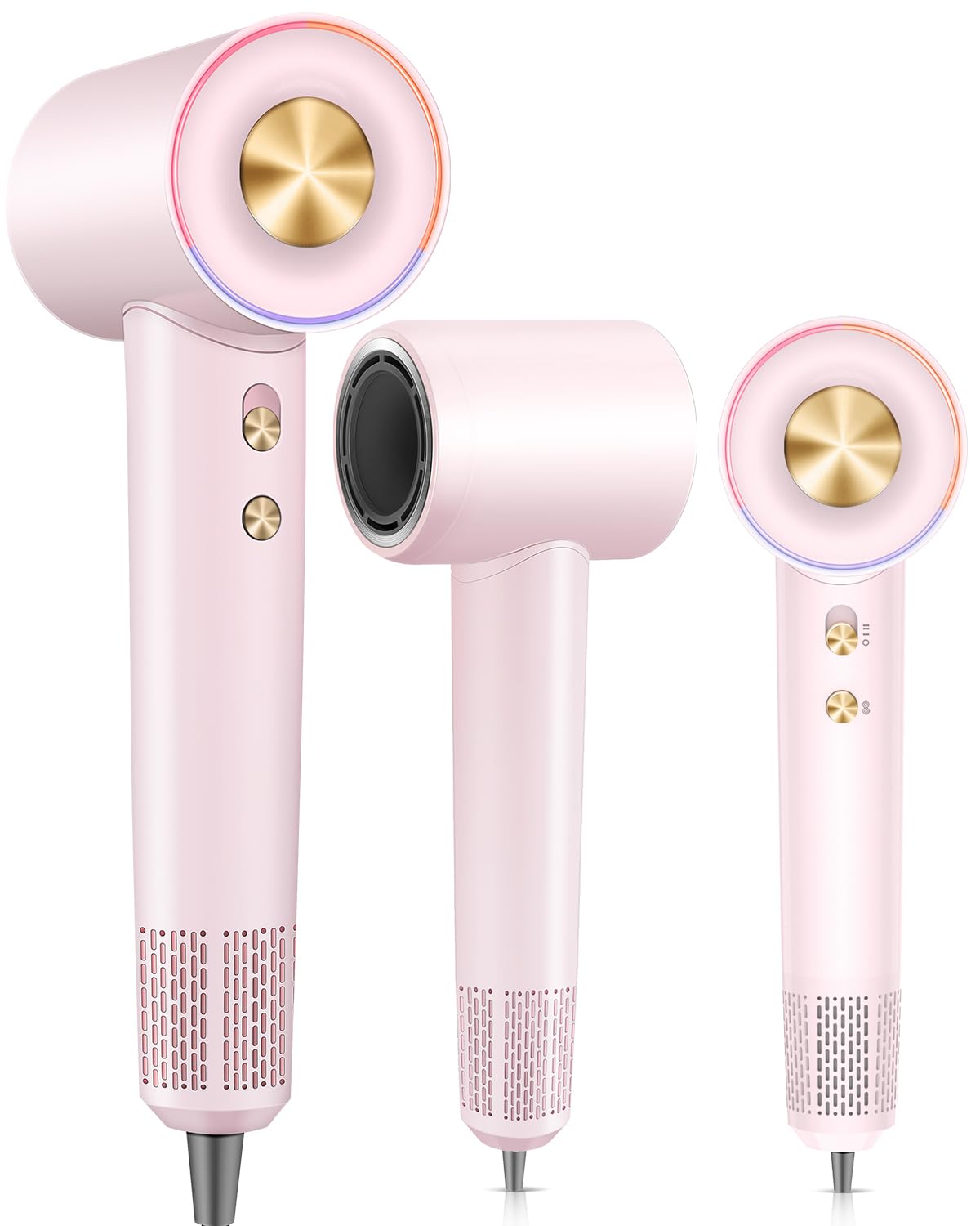 Coolpub hair dryer brushless motor close-up emphasizes powerful fast-drying performance.
