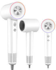 Coolpub high-speed hair dryer front view highlights fast drying for busy mornings.