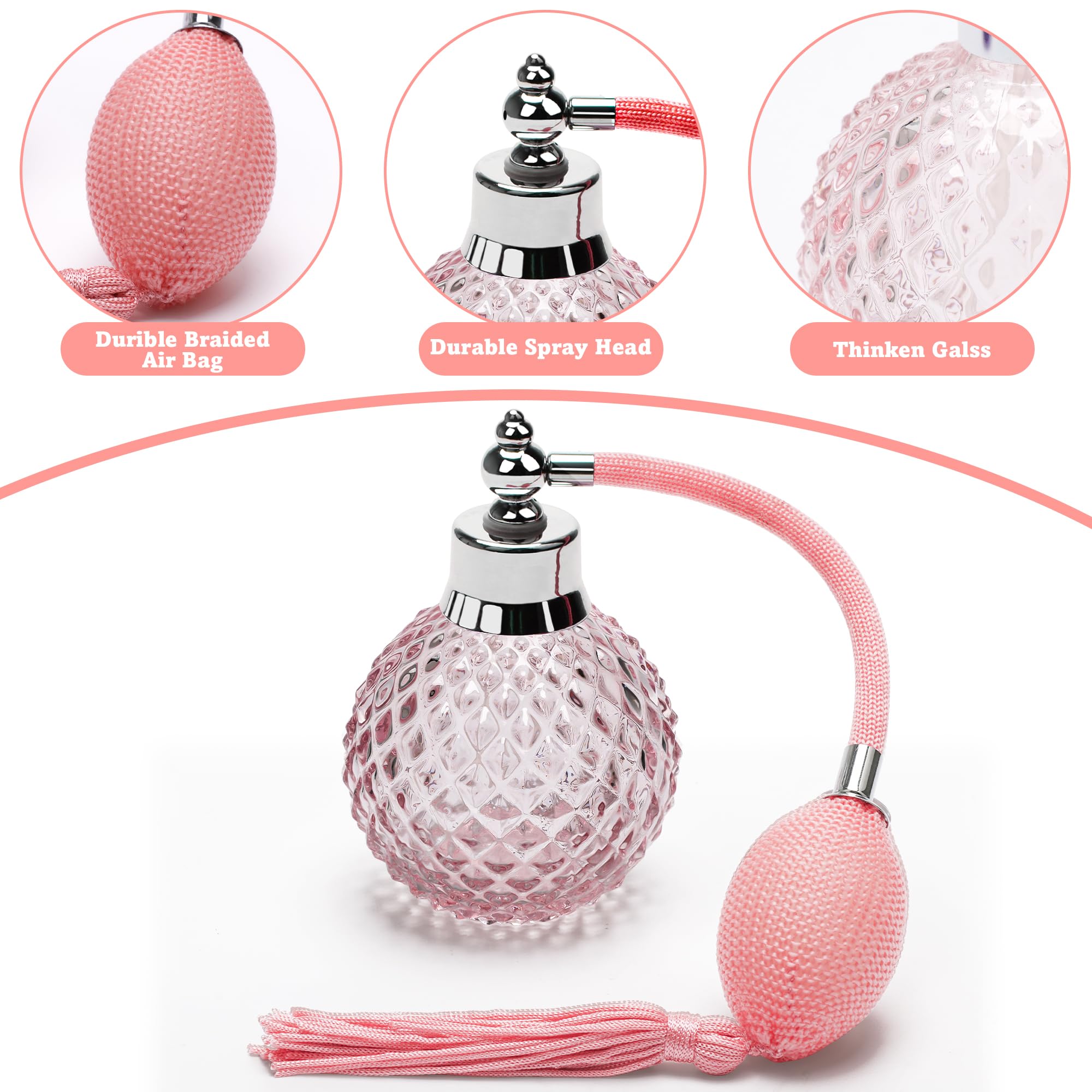 Coolrunner Crystal Art pineapple-pattern glass balloon bottle ready for refills