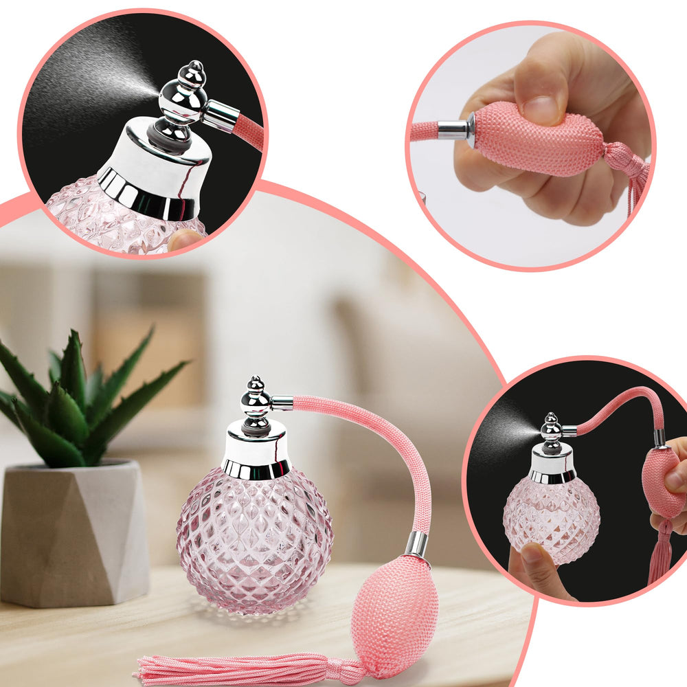 Coolrunner Crystal Art bottle front view showcases pink hue for vanity display
