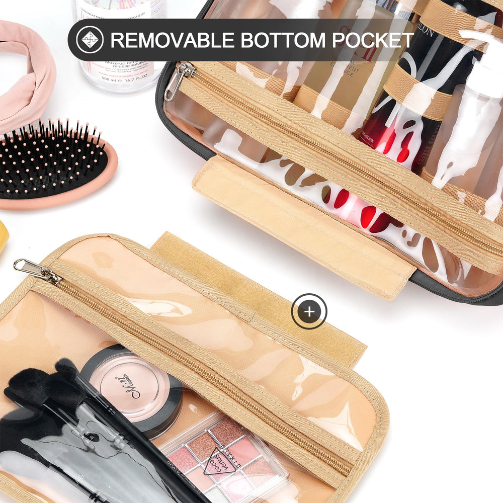 COOSKY detachable bottom pocket doubles as a separate travel pouch