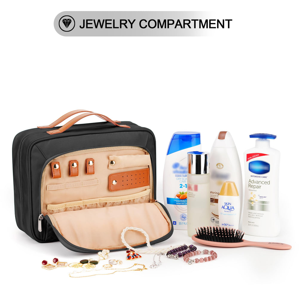COOSKY jewelry compartment protects valuables during trips