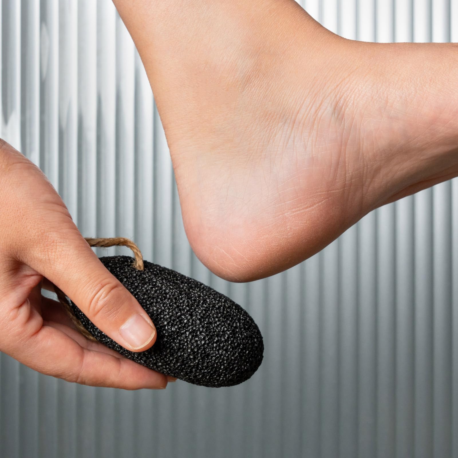 CopesFuda foot-care routine stone supports quick, refreshing scrubbing after showers.