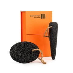 CopesFuda set of 2 pumice stones for feet and hands, gentle exfoliation and deep cleansing.