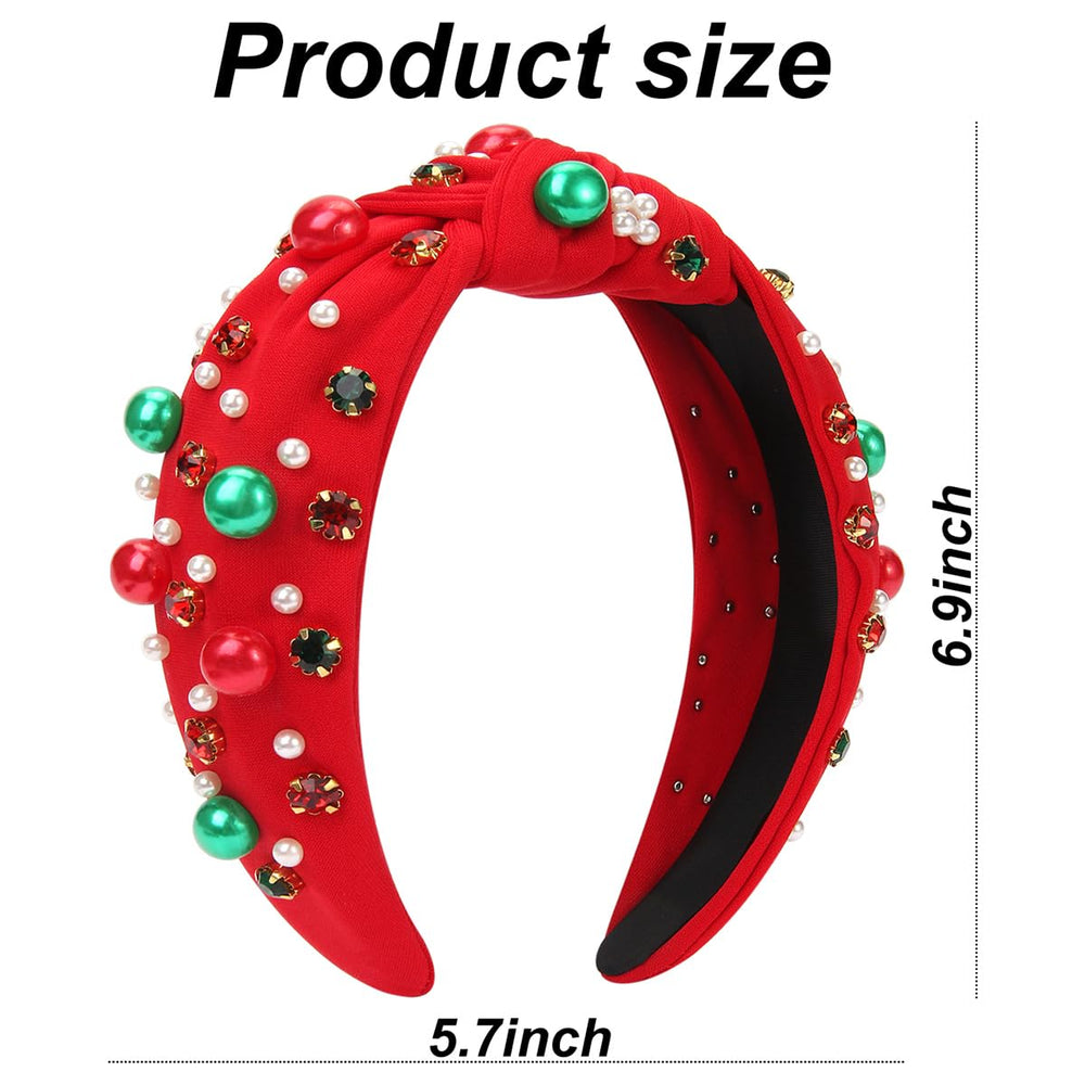Corabsar elegant Christmas headband stands out in photos and celebrations.