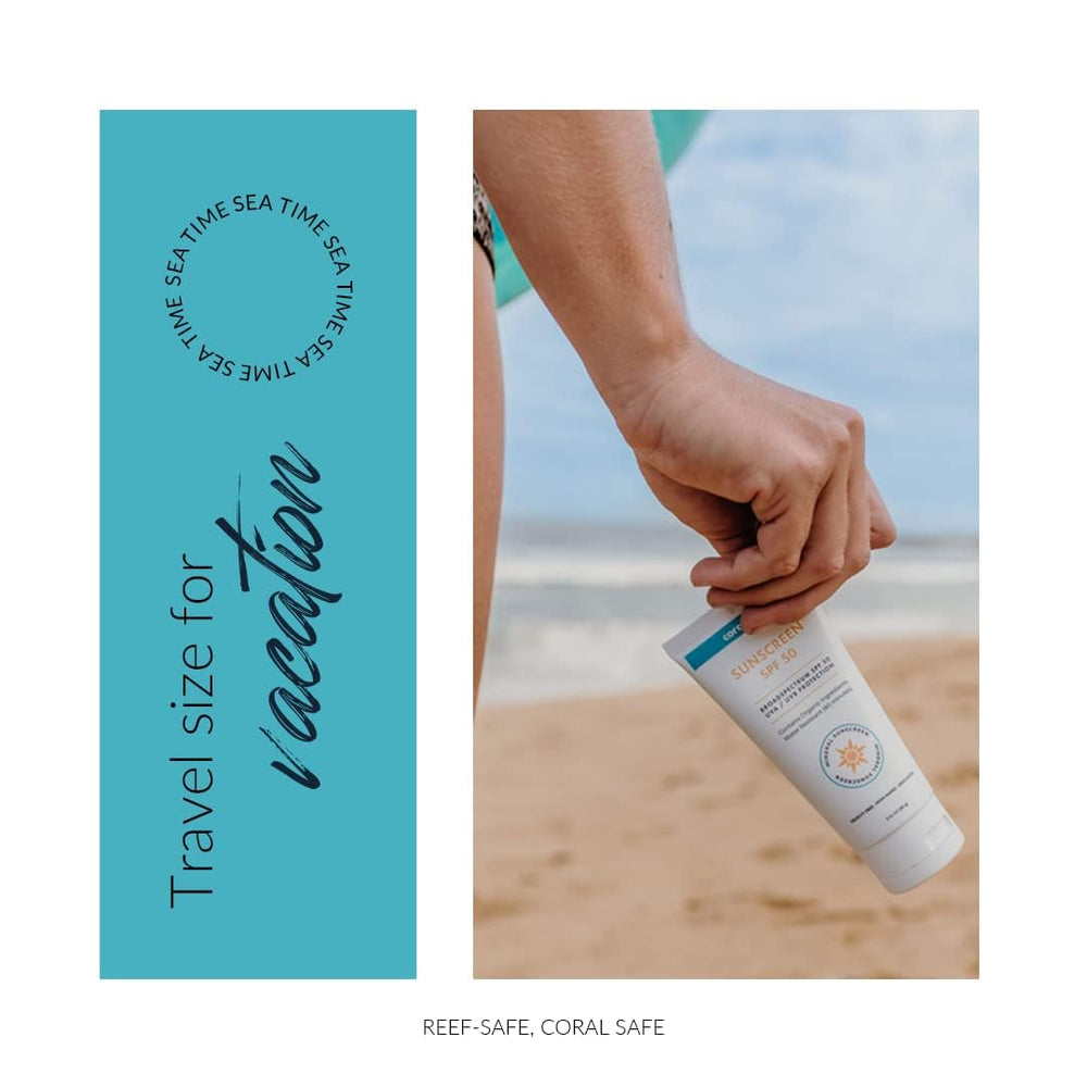 Coral Safe reef-safe mineral sunscreen ocean-friendly formula protects skin without compromising reef health