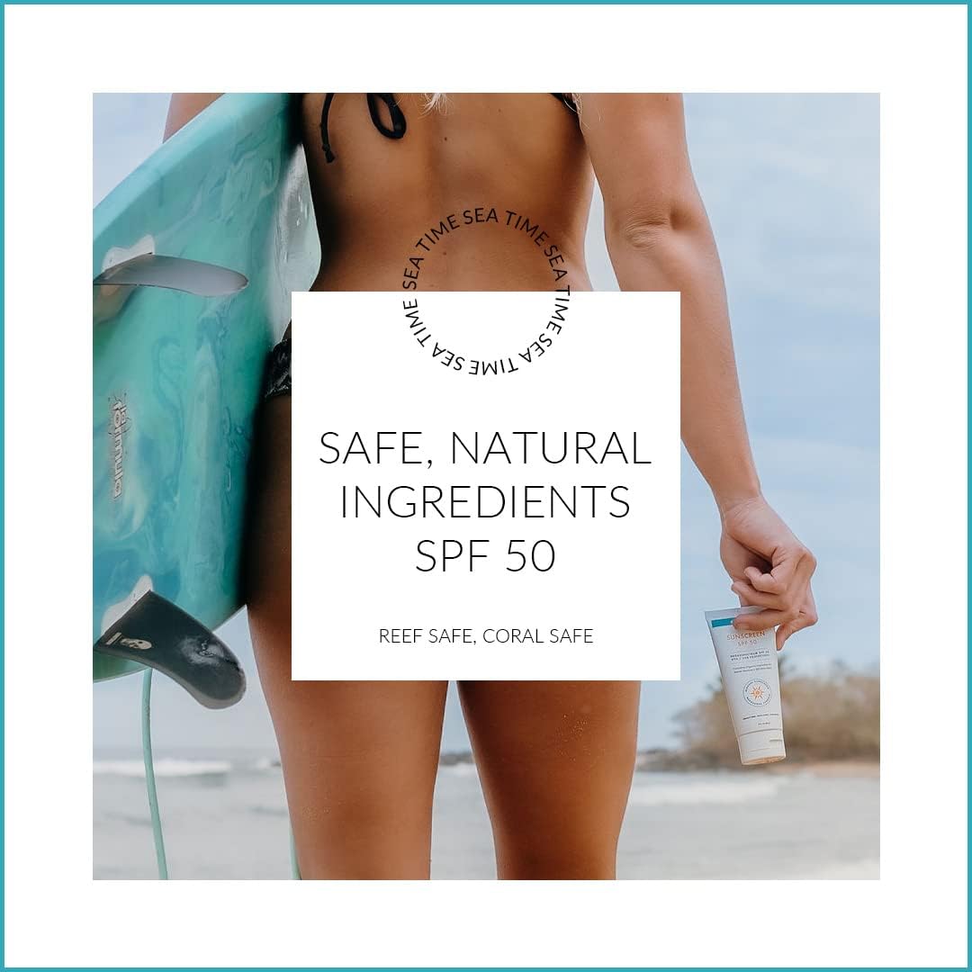 Coral Safe reef-safe mineral sunscreen packaging image communicates eco-friendly, biodegradable credentials