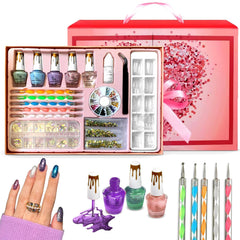 CoralBeau Nail Art Kit packaging looks gift-ready for a teen's first creative session.