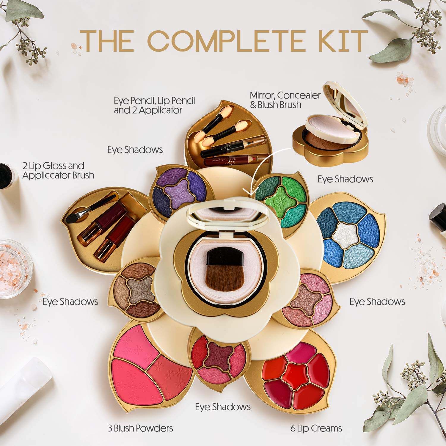 CoralBeau pigmented eyeshadows showcase vibrant color payoff for everyday or party looks.