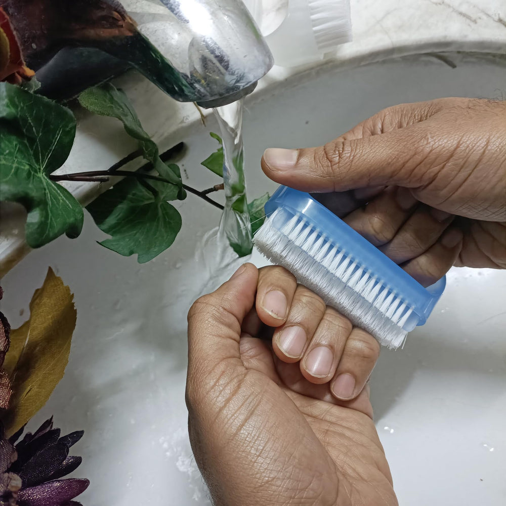 Coralpearl Nail Brush Gardener Use designed for dirt removal after outdoor tasks.