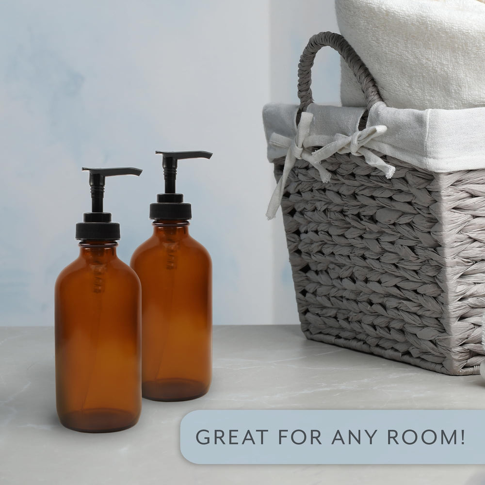 Cornucopia Brands tinted amber glass protects contents from light exposure.
