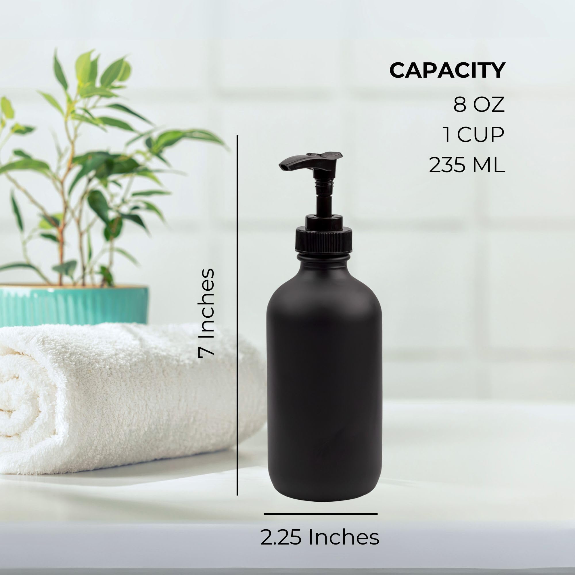 Cornucopia Brands matte-finish bottle surface writeable for easy labeling.