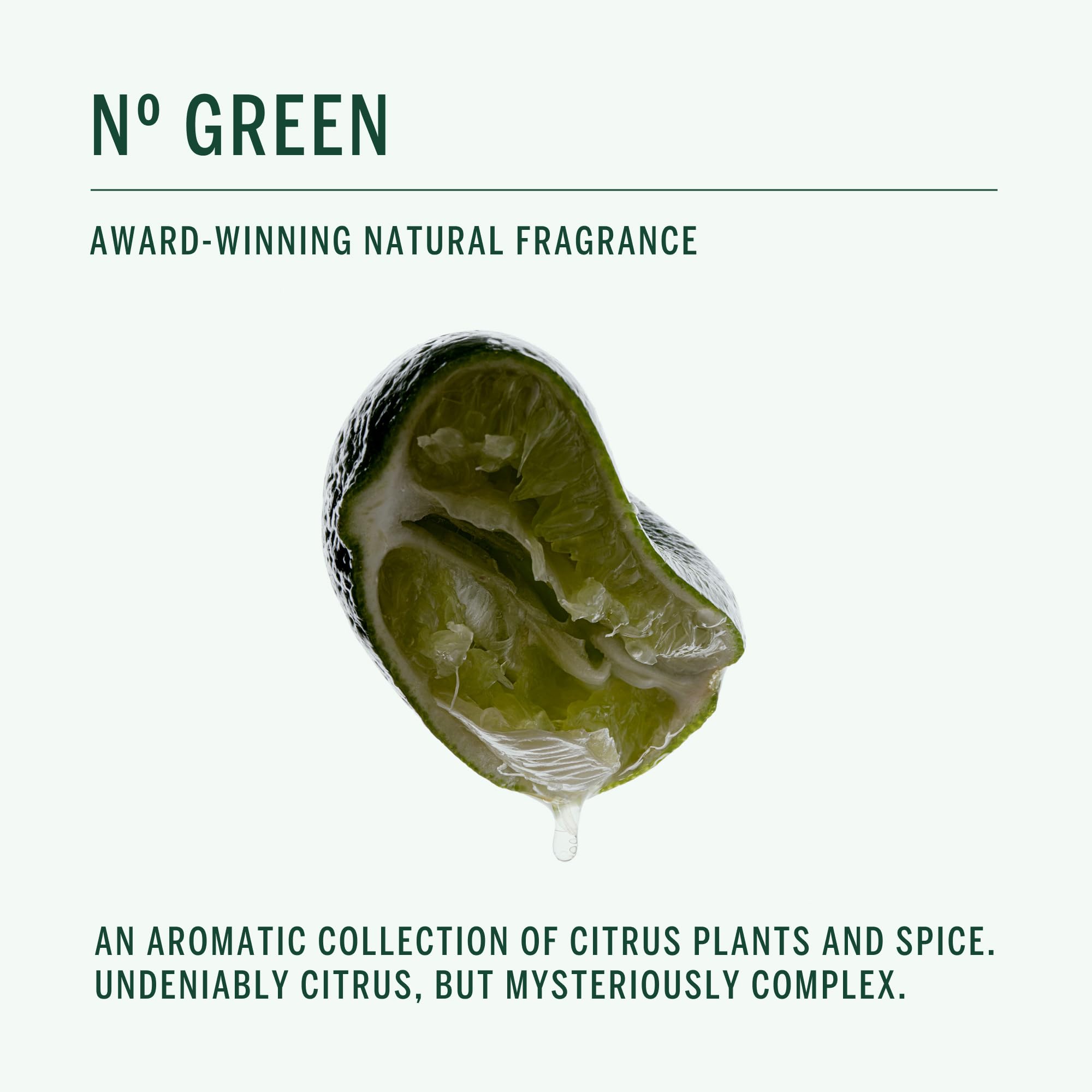 Corpus Nº Green Body Wash pump-dispense demonstrates easy application.