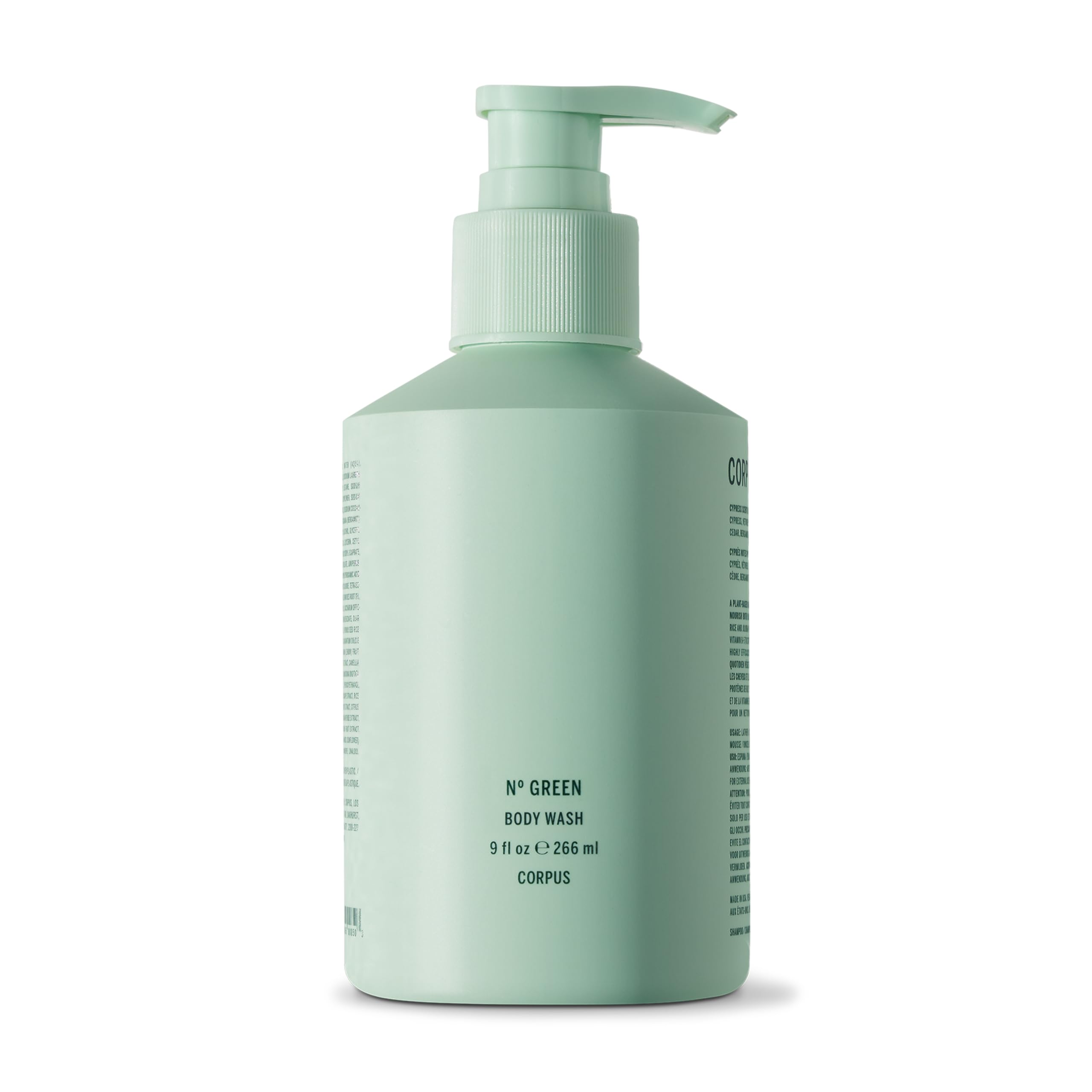 Corpus Nº Green Body Wash shower-routine ideal for men and women.