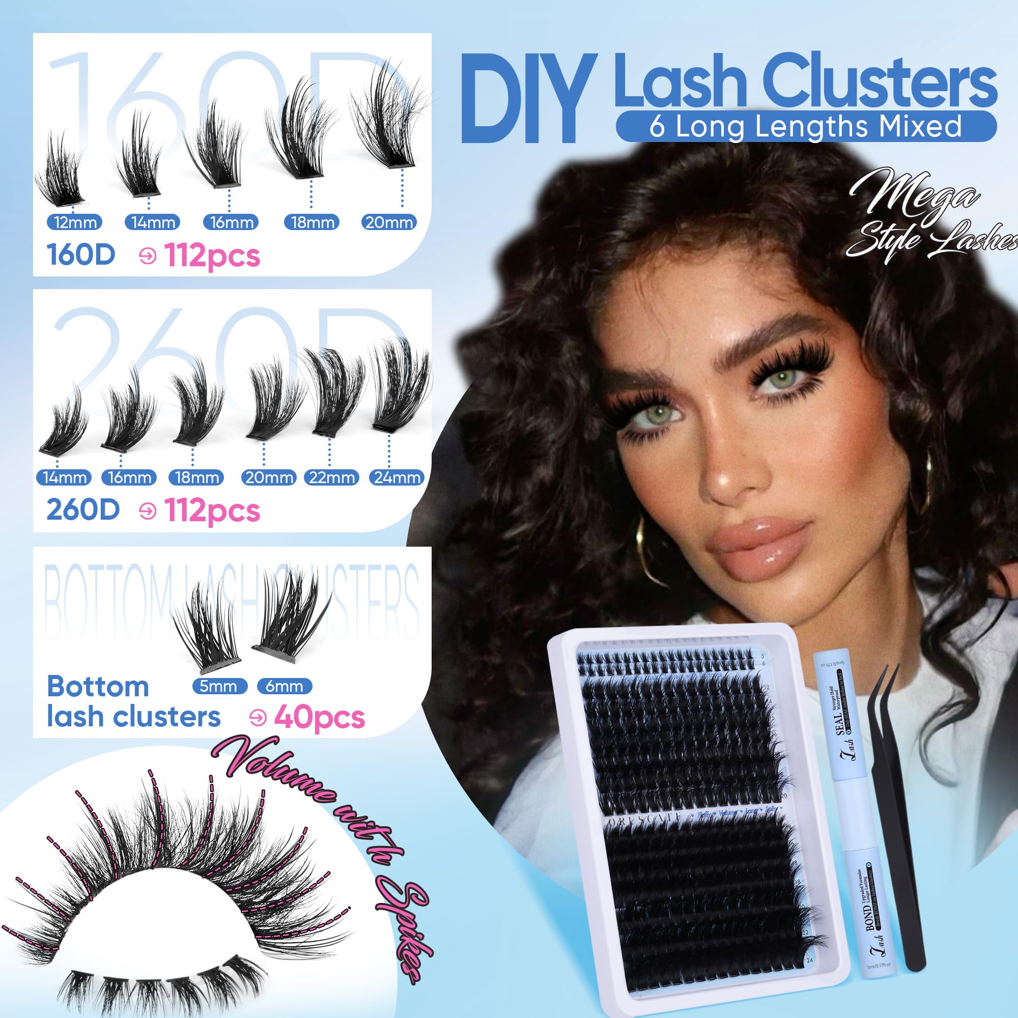 CORUSCATE lash bond and seal bottle pictured for secure, long-lasting adhesion.