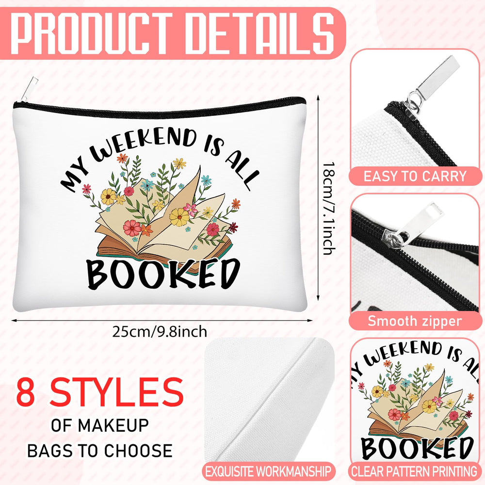 Cosblank zipper closure keeps cosmetics secure during travel.