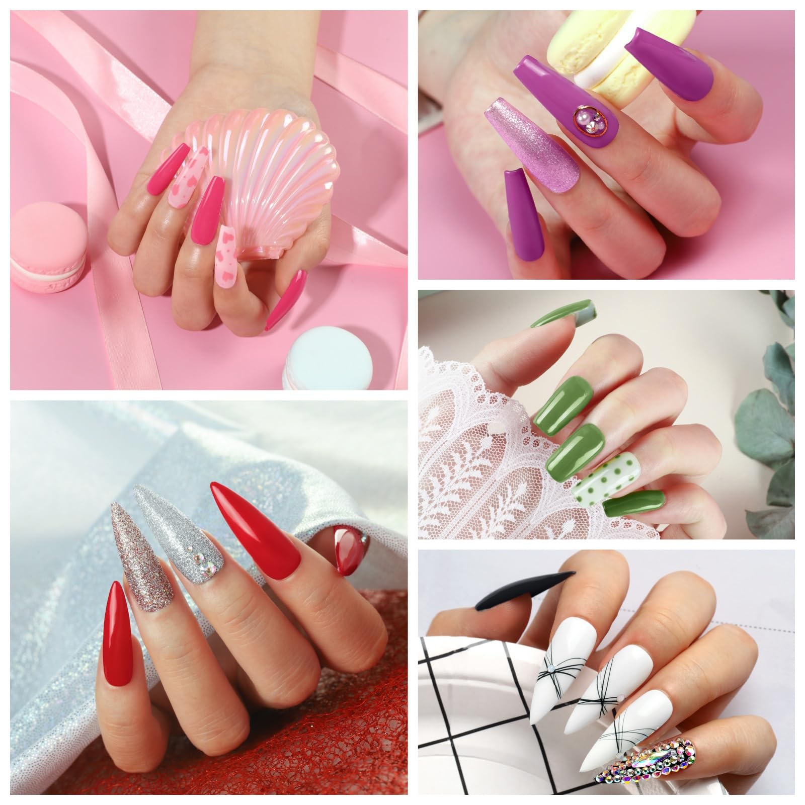 COSCELIA 35 colors gel polish swatches for all-season designs