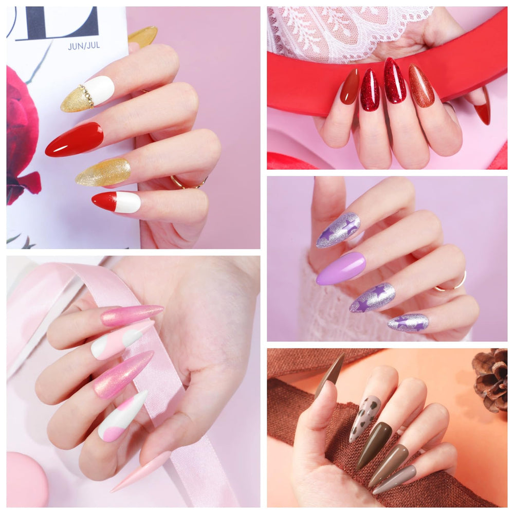 COSCELIA 55-colors gel-nail-polish offers diverse shades for any season.
