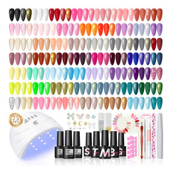COSCELIA gel-nail-kit-uv-light enables professional at-home manicures.