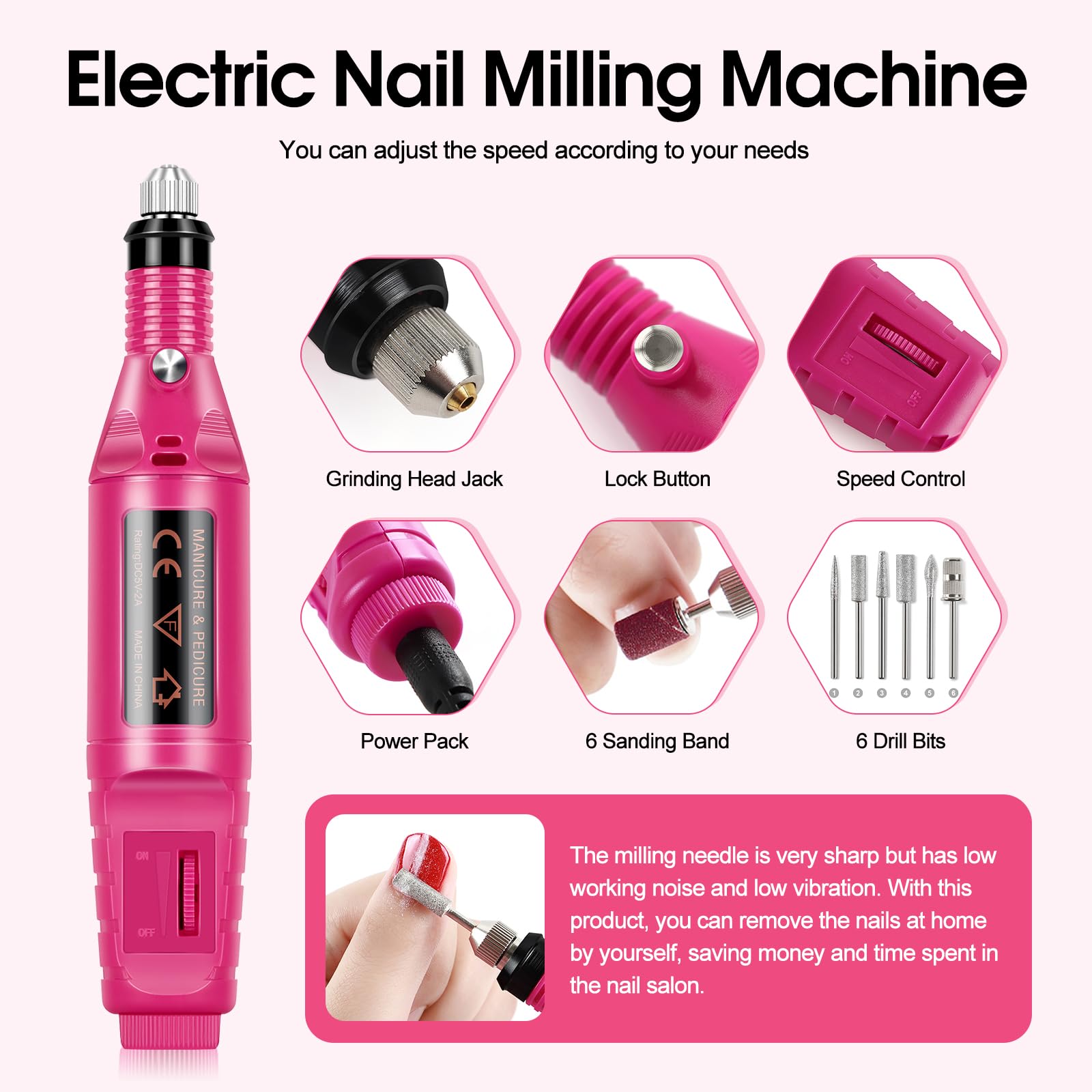 COSCELIA gel nail polish set with six colors for smooth application