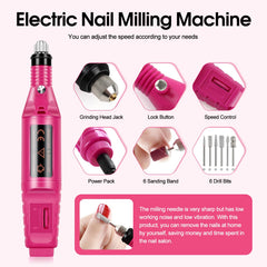 COSCELIA gel nail polish set with six colors for smooth application