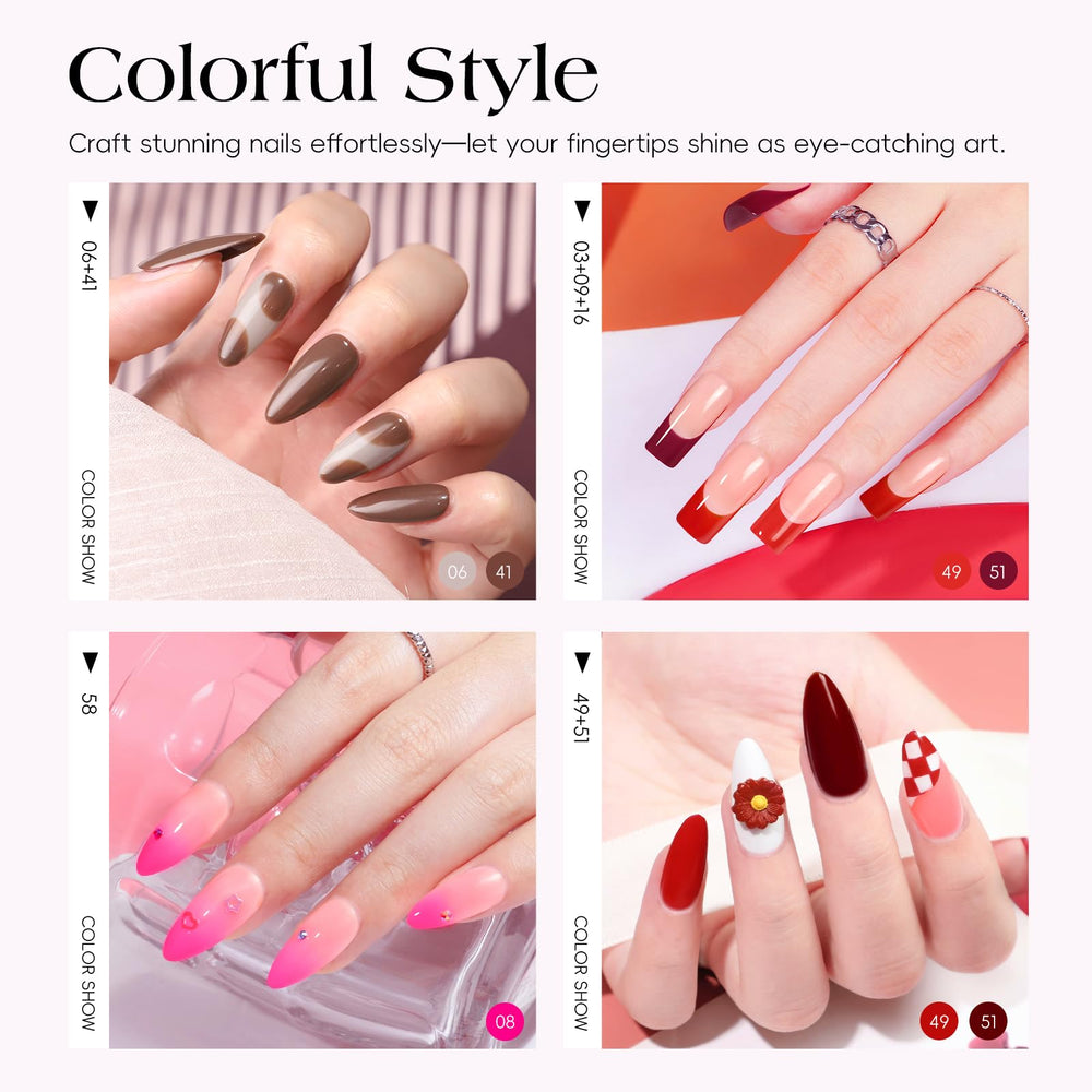 COSCELIA nail decorations with foil accents for luxe details