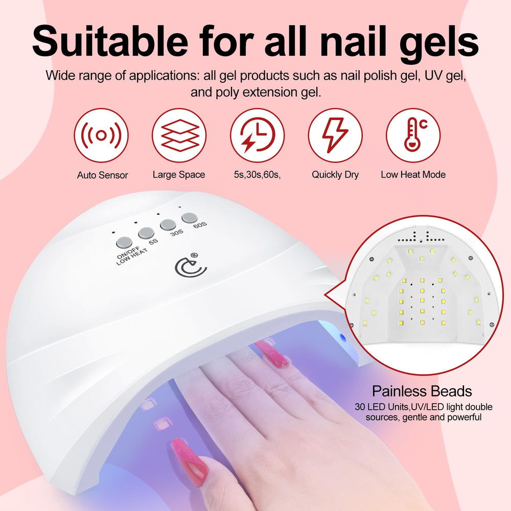 COSCELIA nail drill in action for smooth prep.