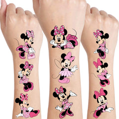 Cosershow Minnie tattoos application demo demonstrates quick, mess-free body art