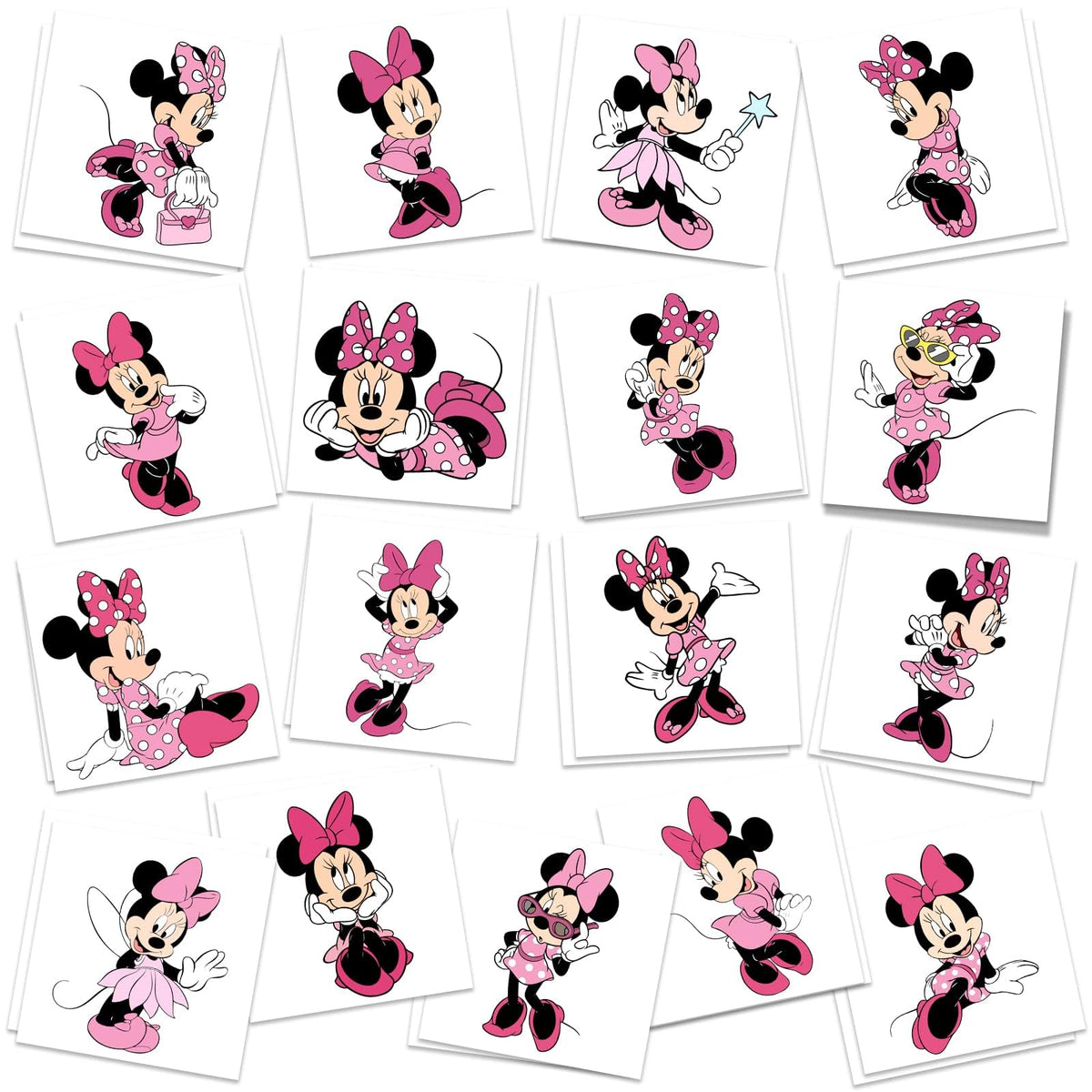 Cosershow Minnie tattoos pack scene adds instant party flair for goody bags