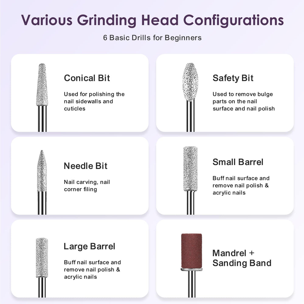 COSLUS cordless nail drill gift set ideal for nail art enthusiasts.