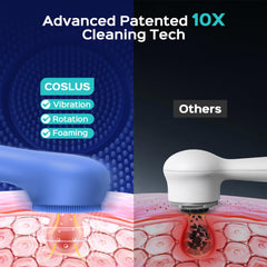 COSLUS Face Scrubber with five-speed settings tailored to skin types