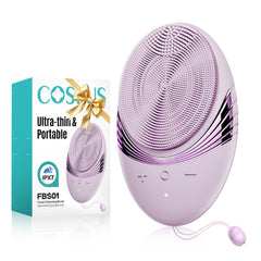 COSLUS Face Scrubber in dry use showing gentle cleansing for skincare routine
