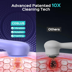 COSLUS Face Scrubber offers five speed levels for customized cleansing