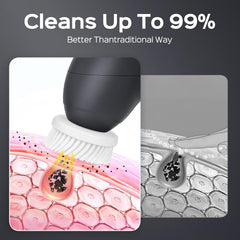 COSLUS Face Scrubber waterproof in shower use for easy cleaning
