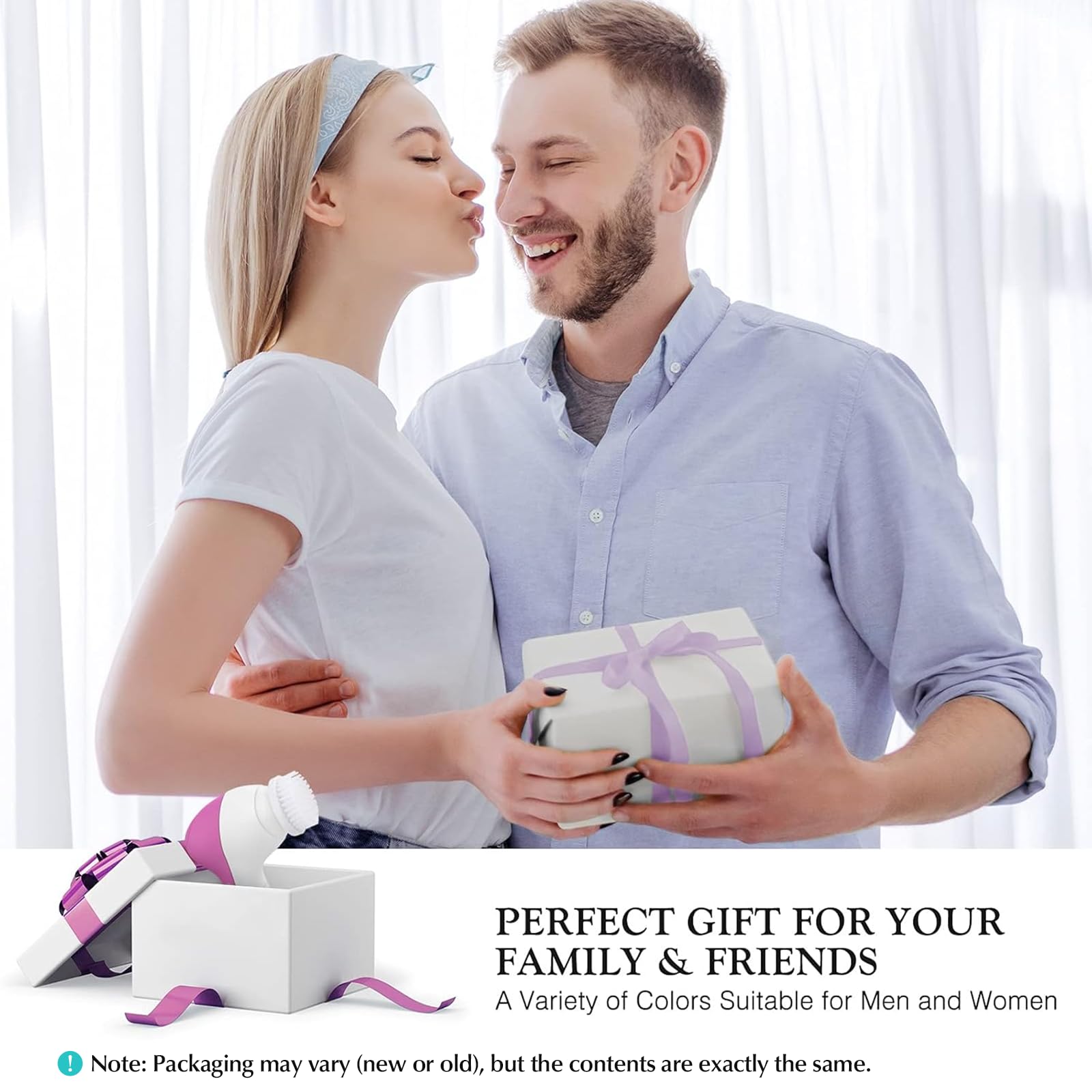 COSLUS facial cleansing brush compact design ideal for travel