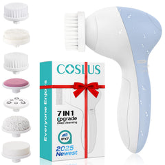 COSLUS FBS-D packaging reveals the 7-in-1 kit for versatile skincare.