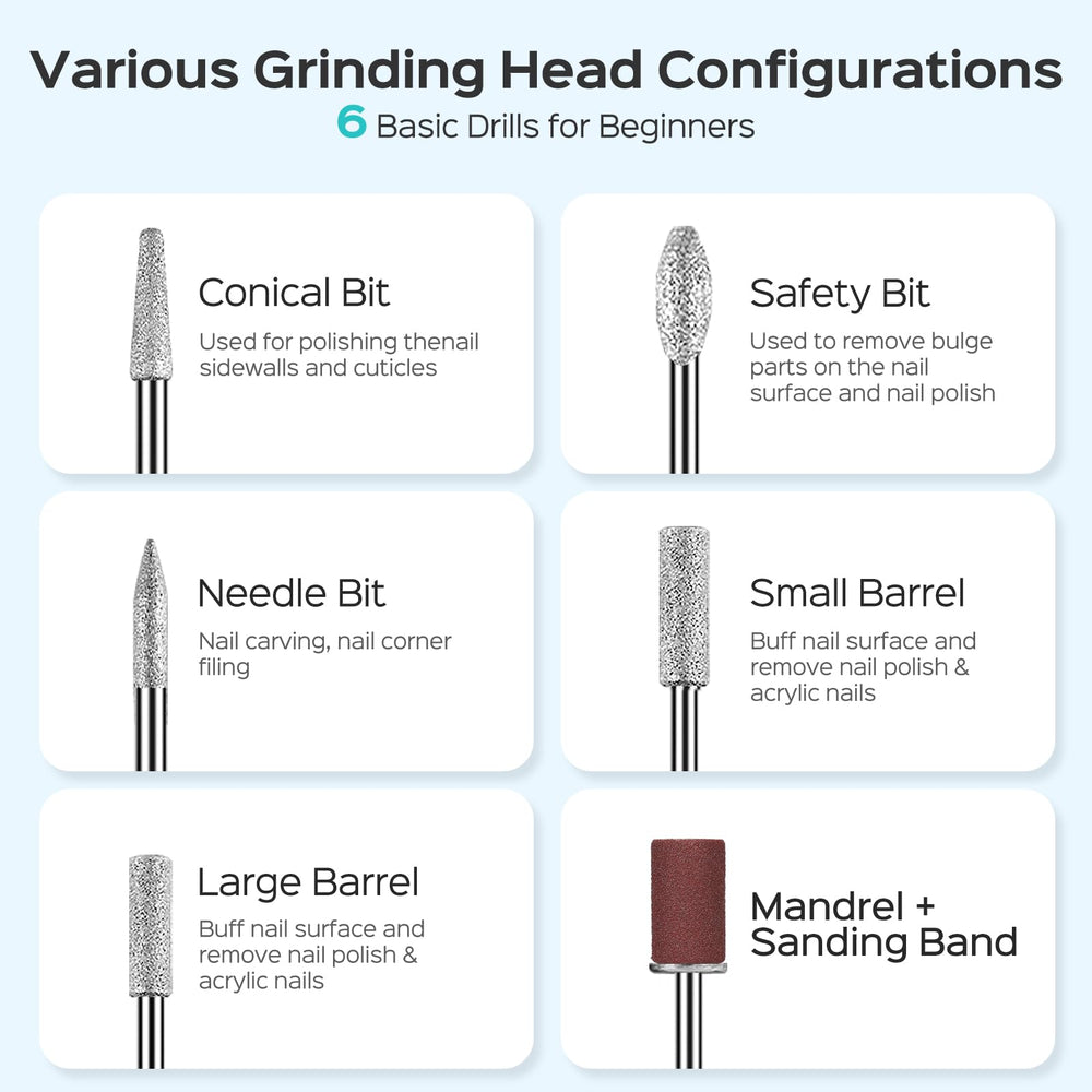 COSLUS nail drill supports cordless use or charging for flexible workflow.