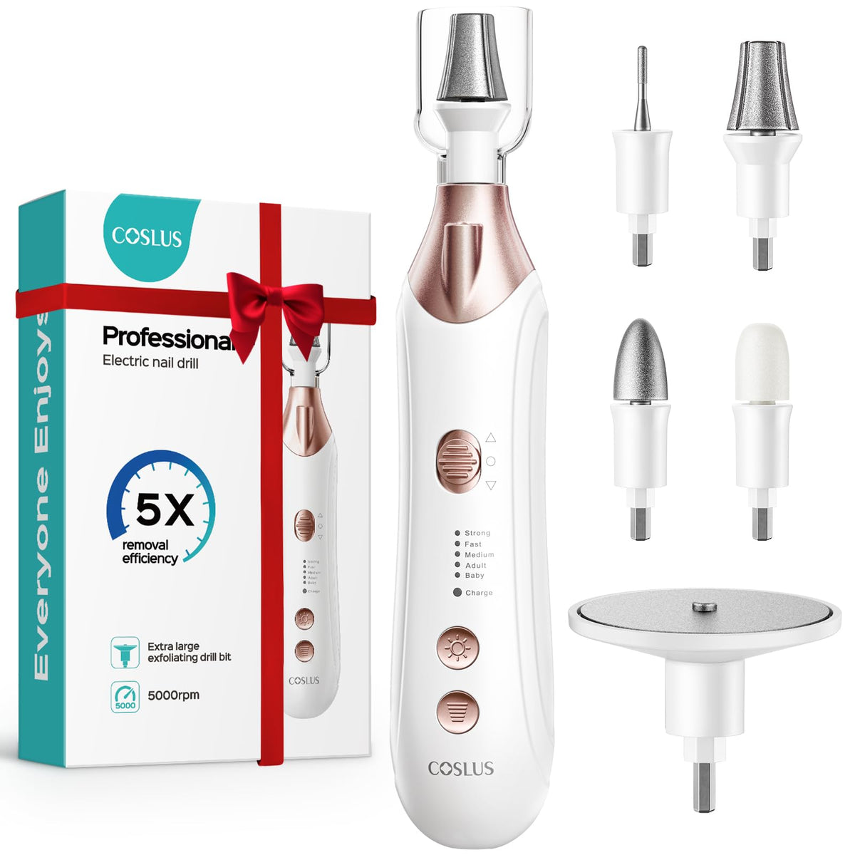 COSLUS nail file overview showcasing its design and features.