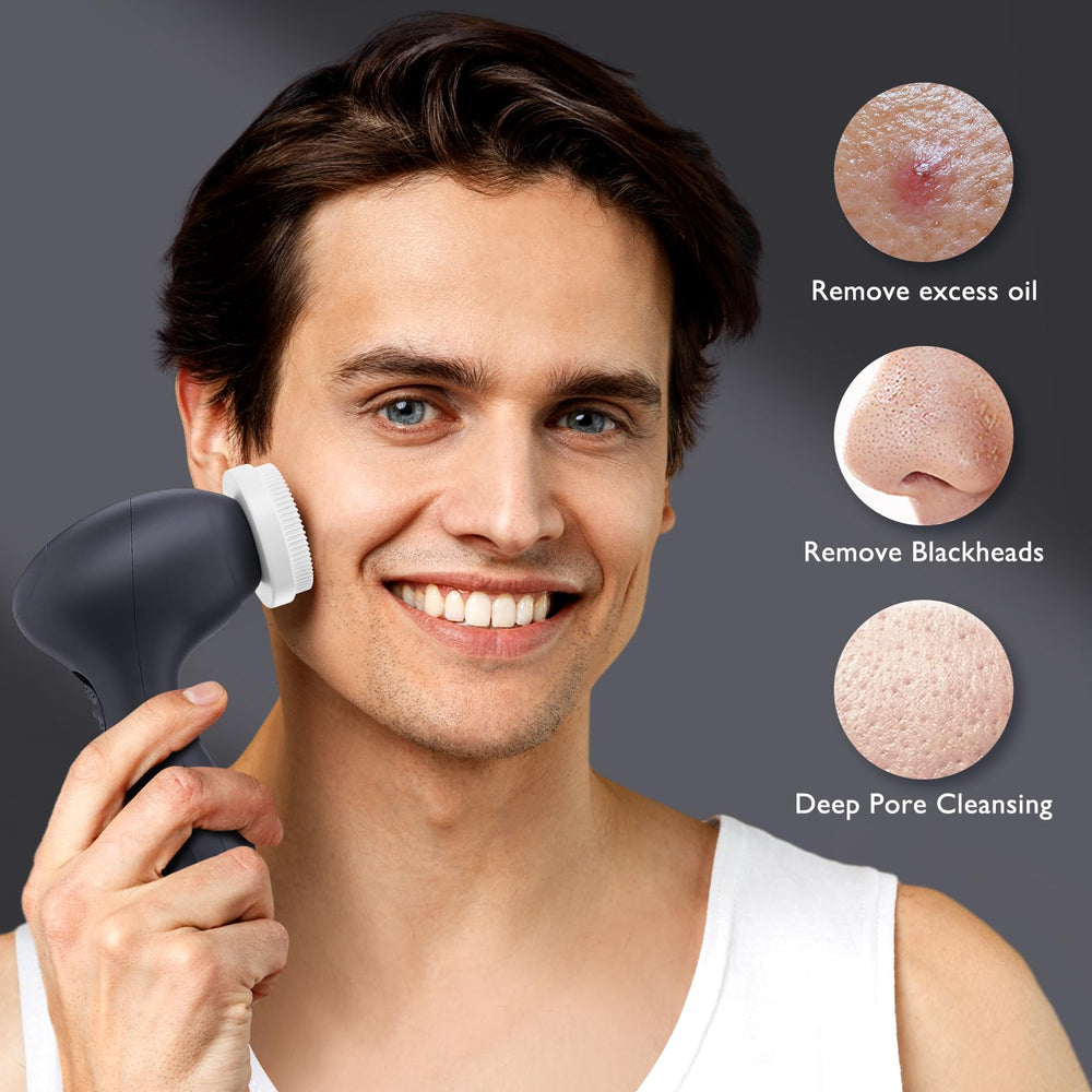 Coslus rolling massage head for relaxing facial massage