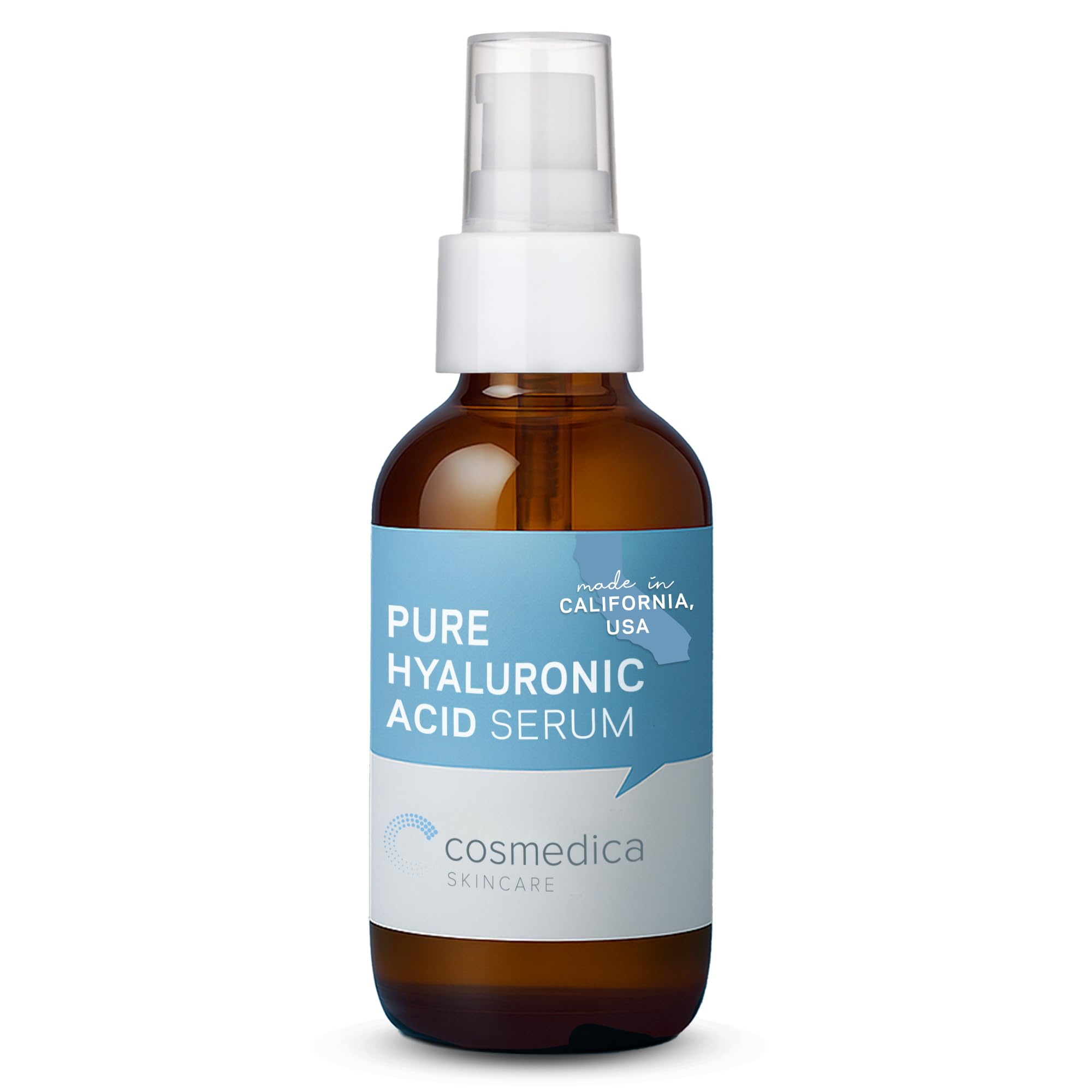 Cosmedica Skincare Hyaluronic Acid Serum bottle ready for daily hydration and smoother skin.