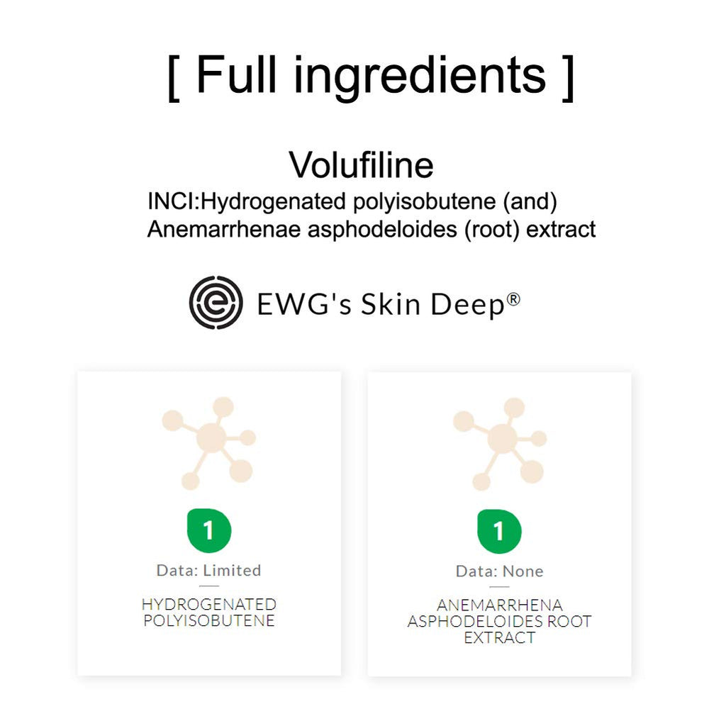 COSMETIC BOOSTERS Volufiline used on face and body for customizable routines